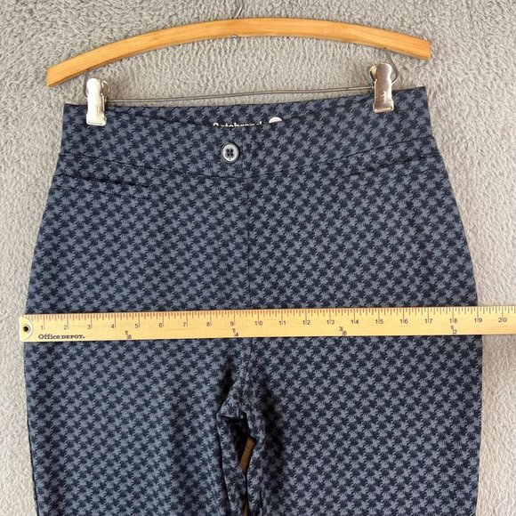 Betabrand Classic Yoga Dress Pants Sz L Blue pull on Stretch - Picture 6 of 10